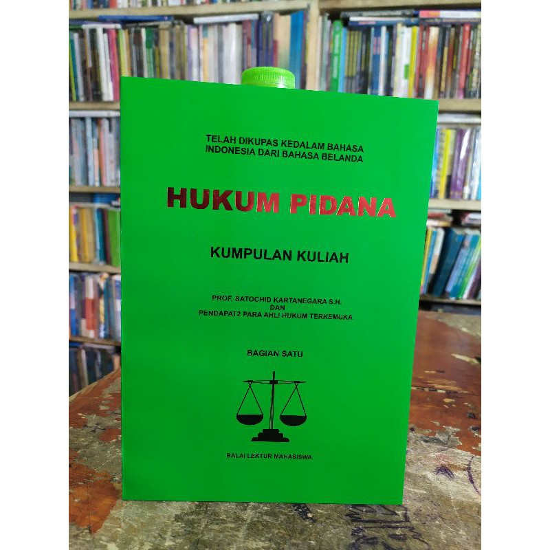 Jual Hukum pidana jilid 1 satochid | Shopee Indonesia