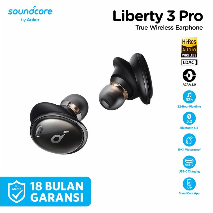 Anker Soundcore Liberty 3 Pro ブラック Anker Soundcore Liberty 3