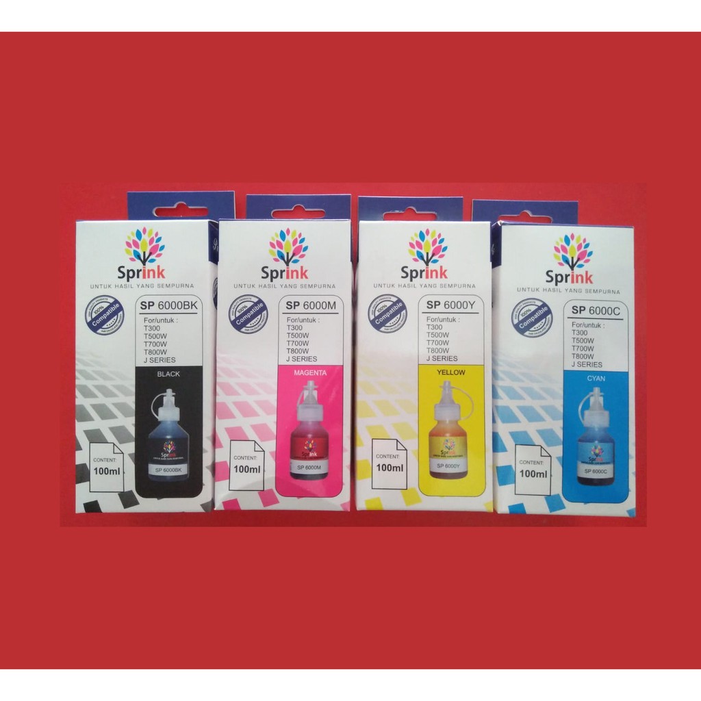 Jual Tinta sprink for brother T300 T500W T700W T800W J SERIES | Shopee ...