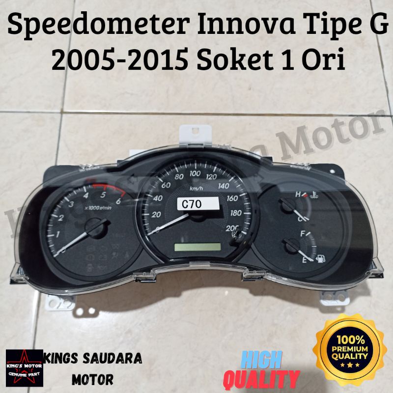 Jual Speedometer Innova Diesel Manual Tipe G 2005-2015 Soket 1 Ori ...