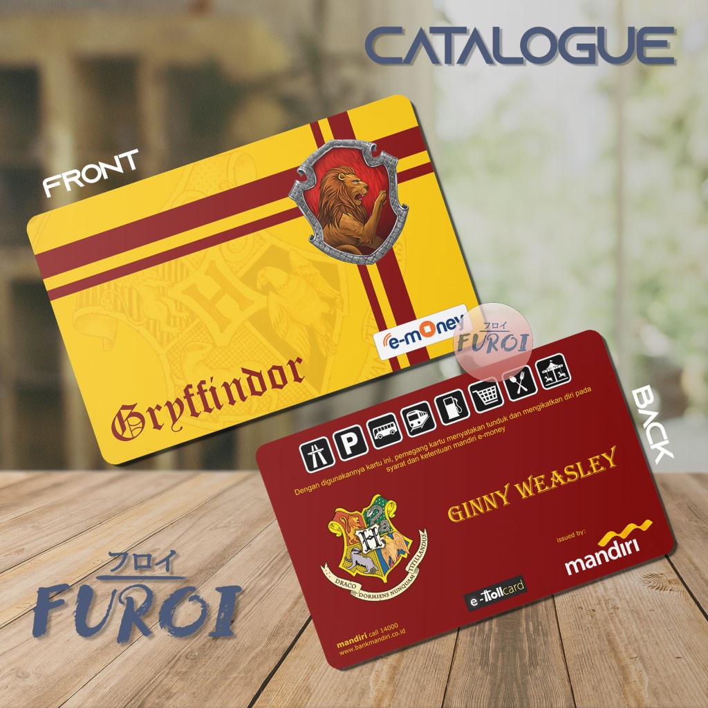 Jual Custom Flazz BCA | Custom Emoney Mandiri | Harry Potter | Hogwarts ...
