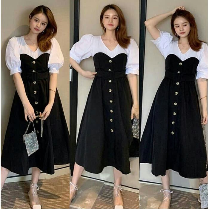 Dress 2025 korea shopee