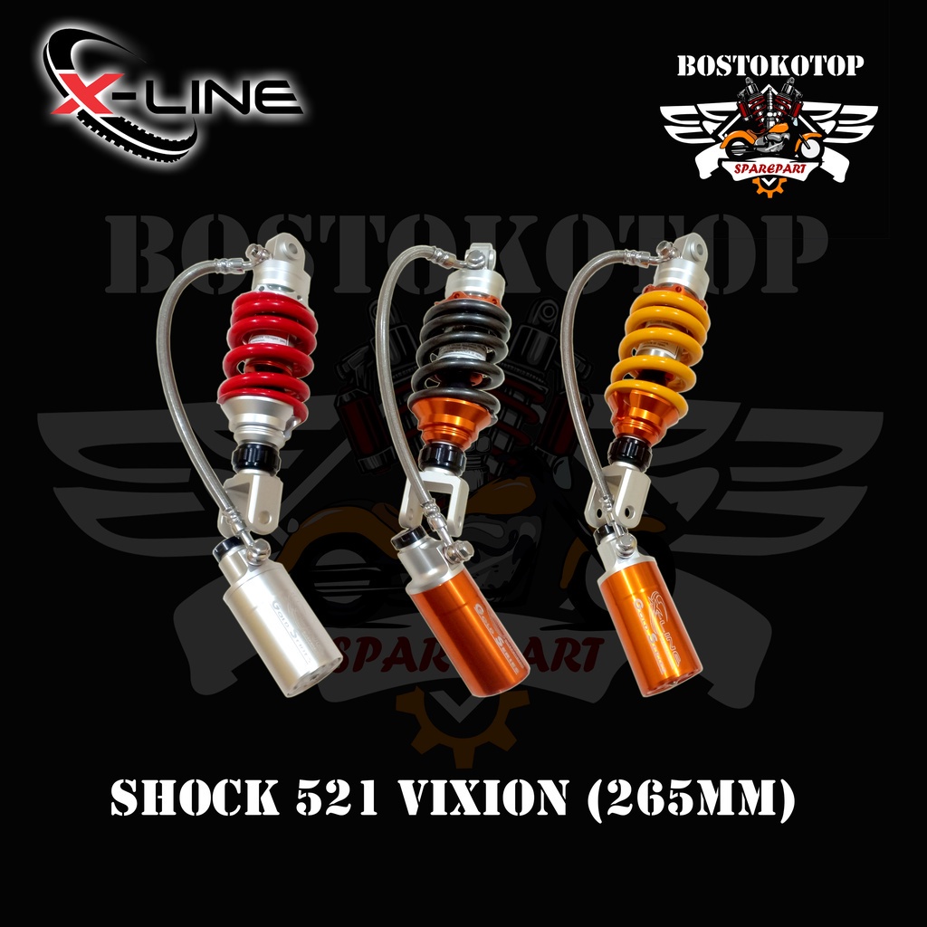 Jual X Line Shok Skok Shockbreaker Monoshock Belakang Mono Tabung Pisah Variasi Yamaha Vixion