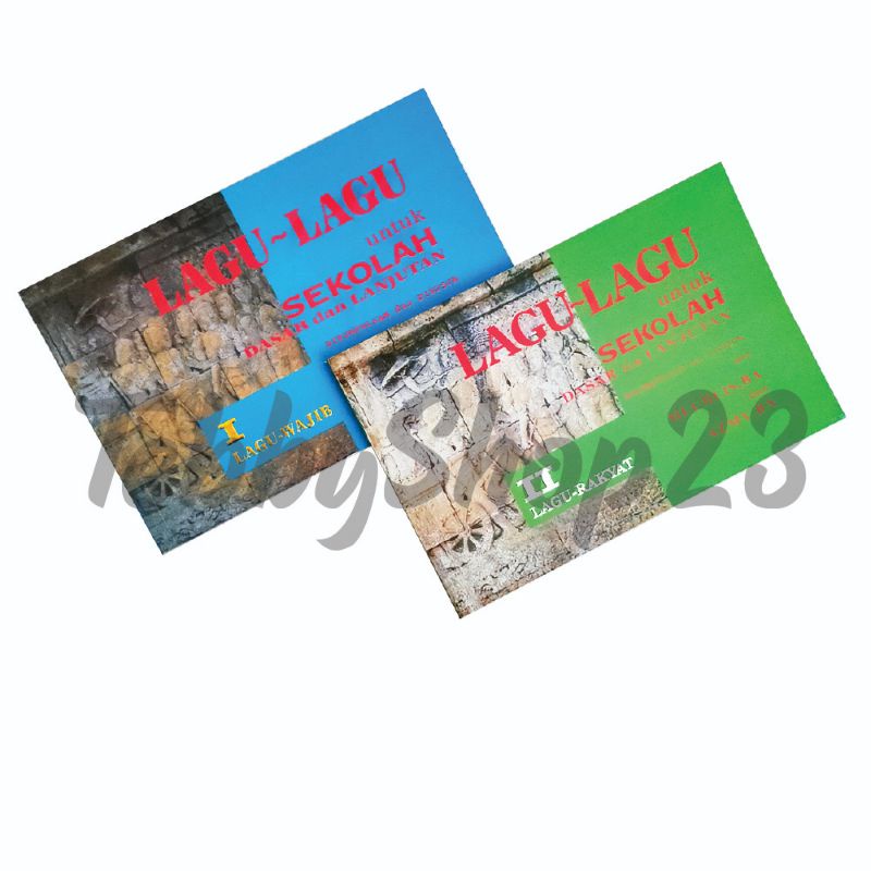 Jual Buku Lagu wajib Nasional lagu daerah untuk SD SMP SMA dan Umum