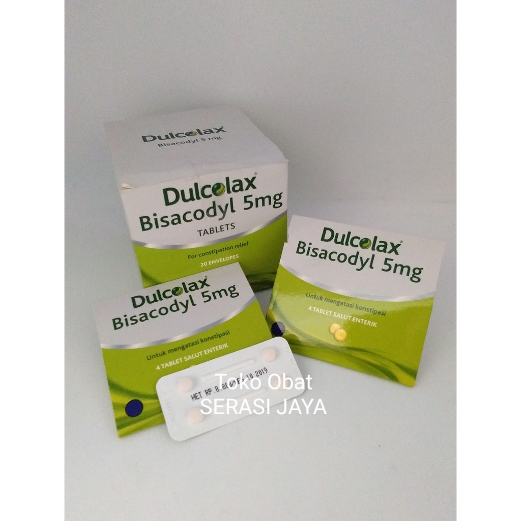 Jual Dulcolax Bisacodyl 5mg Amplop 4 Tablet Pencahar Kesehatan ...