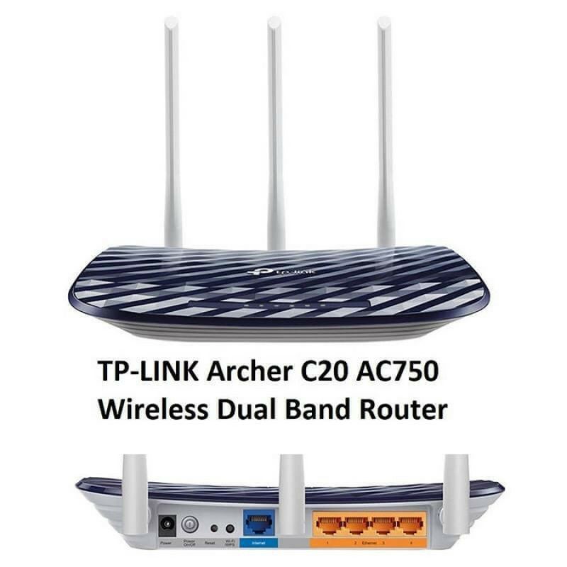 Jual TPLINK ArCher C20 - AC750 Wireless Dual Band Router | Shopee Indonesia