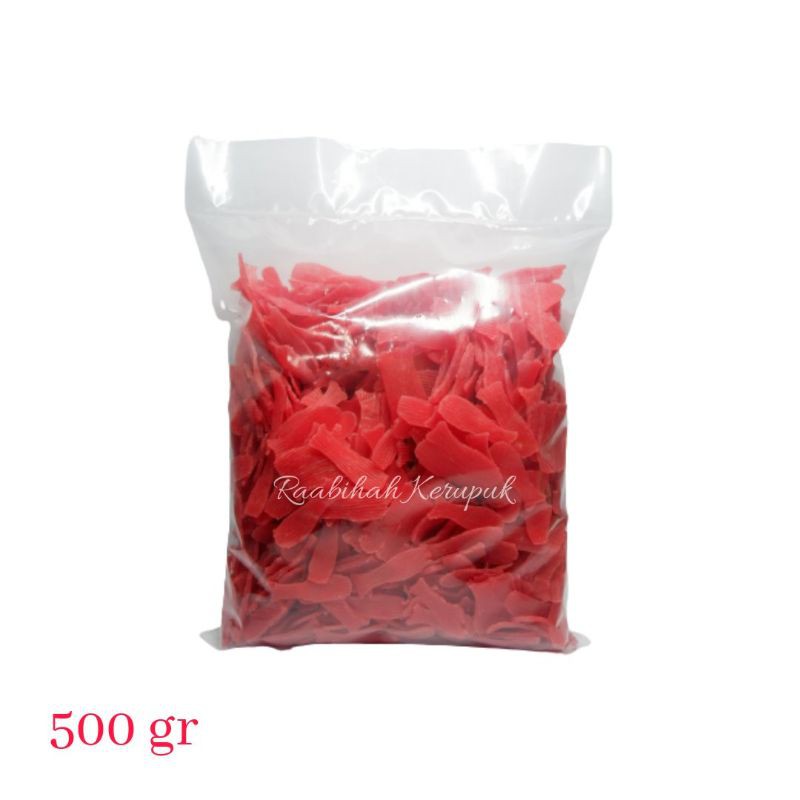 Jual Kerupuk Bentuk Ikan Merah Isi Gram Kerupuk Bawang Shopee