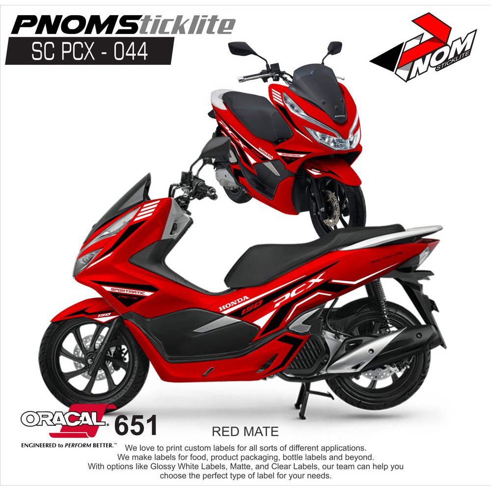 Jual Cutting Sticker PCX Racing Minimalis 27 | Shopee Indonesia