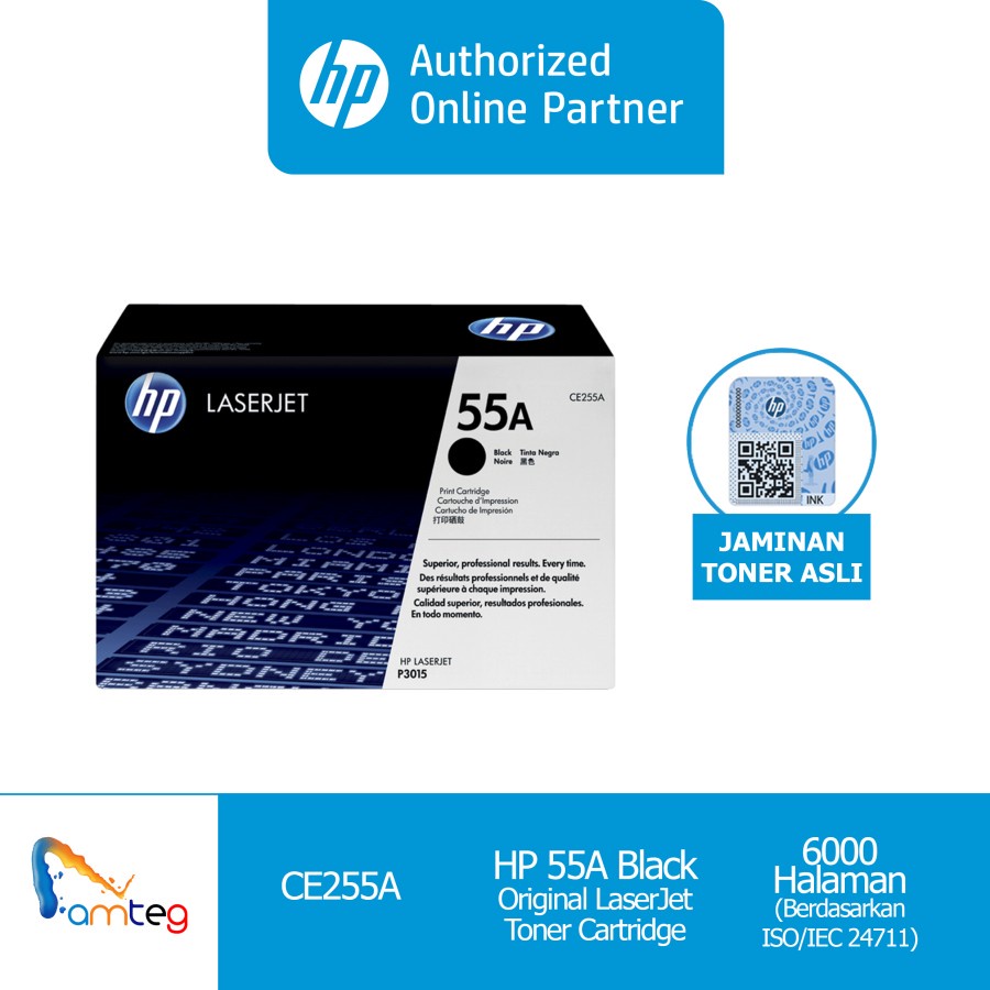 HP Toner LaserJet 55A Black Original (CE255A)