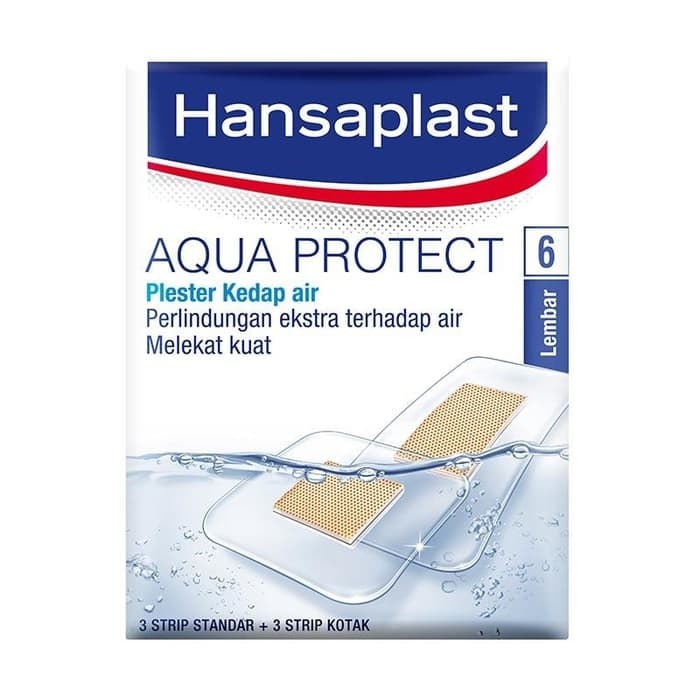 Jual Hansaplast Plester Luka Aqua Protect kedap Air Isi 6 | Shopee ...