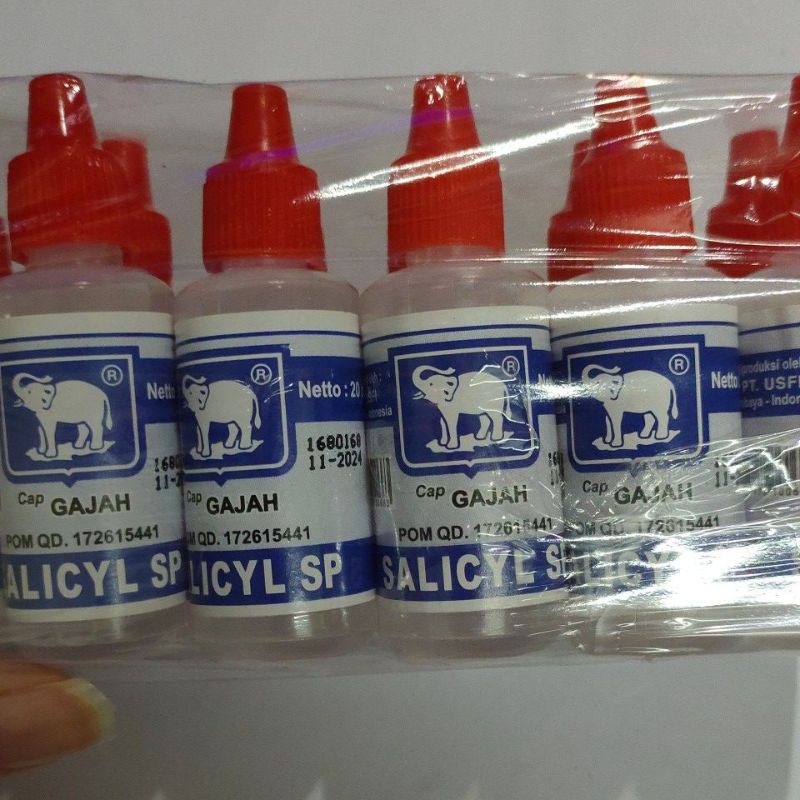 Jual Salicyl Spirtus Cap Gajah 20 Ml Panu Kadas Kurap Shopee Indonesia 0960