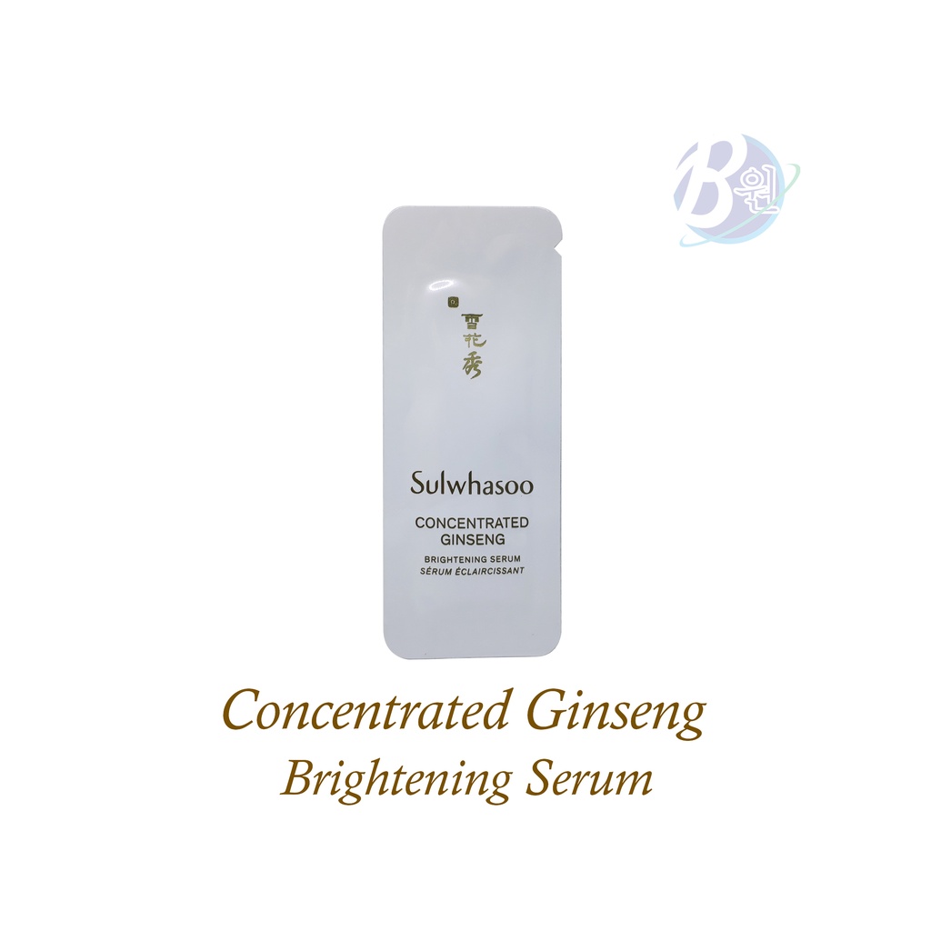Jual Sulwhasoo Concentrated Ginseng Brightening Serum Sachet Trial Size