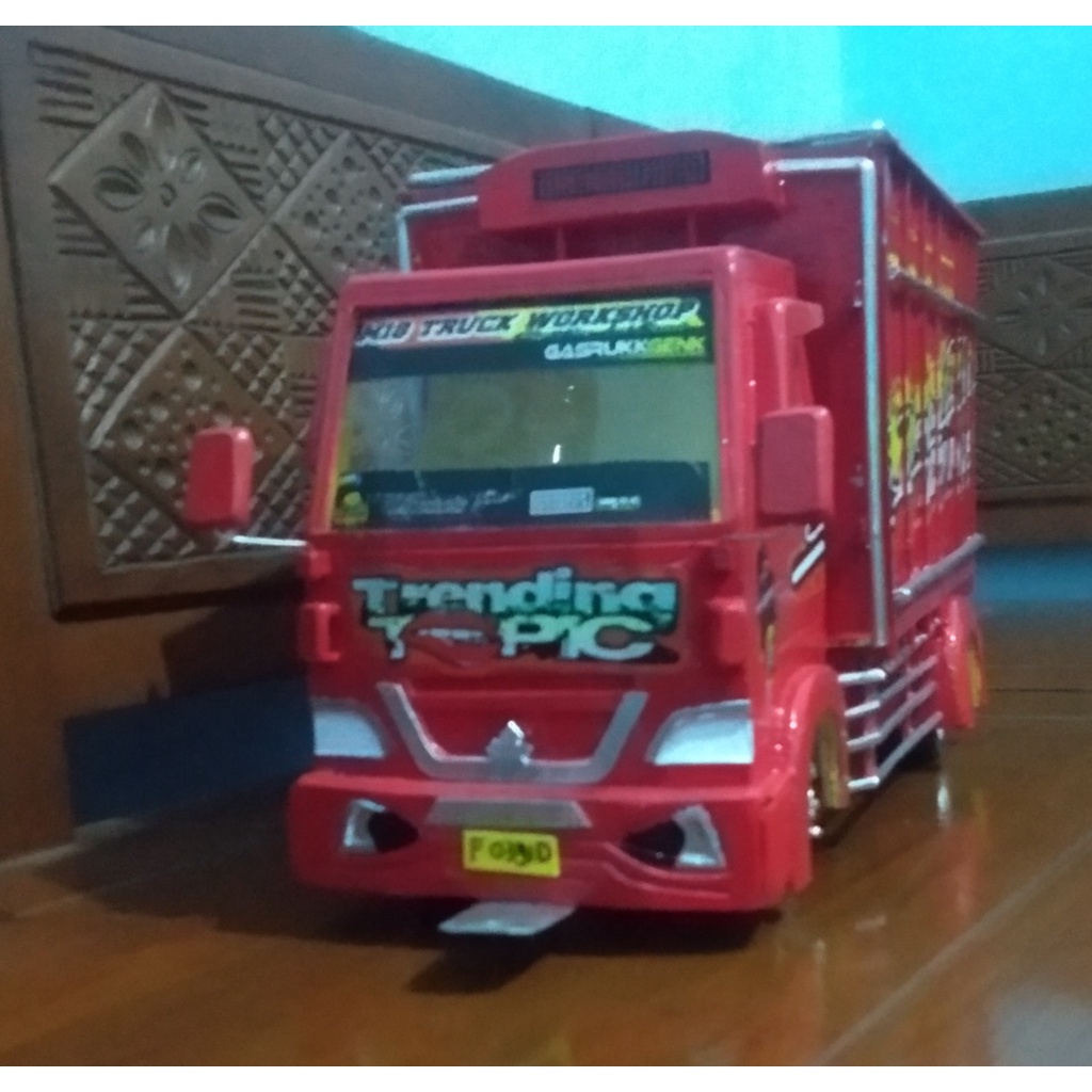 Jual Miniatur Truk Oleng Gasruk Geng Trending Topik Limited Edition