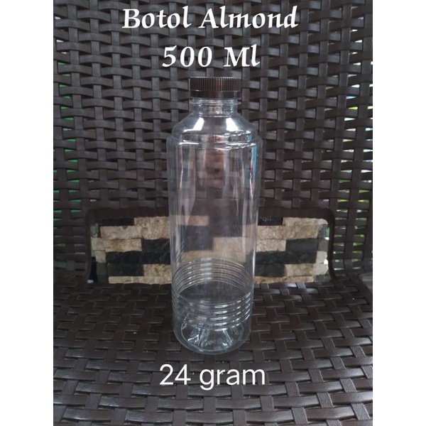 Jual Botol almond 500 ml // Botol plastik // Botol almond | Shopee ...