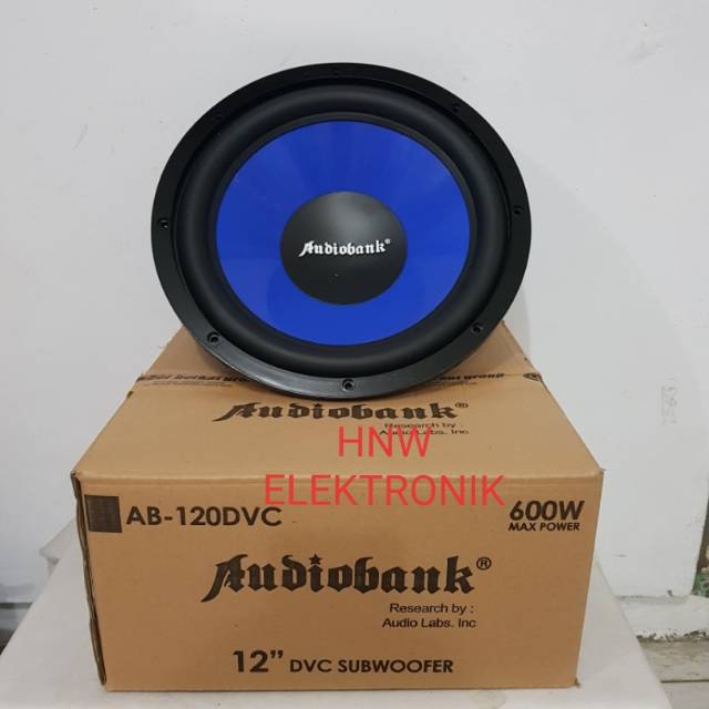 Jual subwoofer speaker Audiobank Audio Bank 12 inch AB120DVC AB 120 DVC