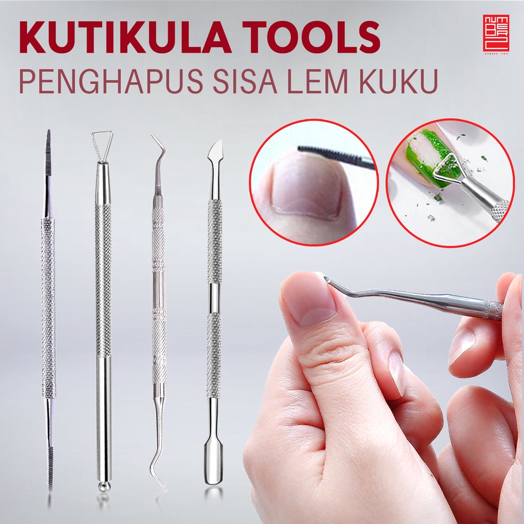 Jual Alat Manicure Pedicure Cuticle Pusher Perawatan Pembersih Kuku