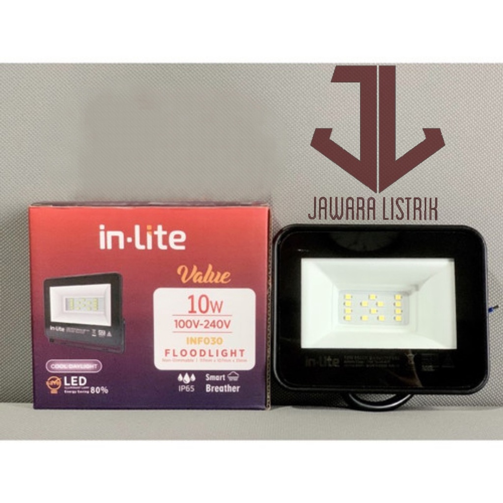 Jual IN-LITE INLITE INF030 10 WATT LAMPU SOROT LED VALUE FLOODLIGHT ...