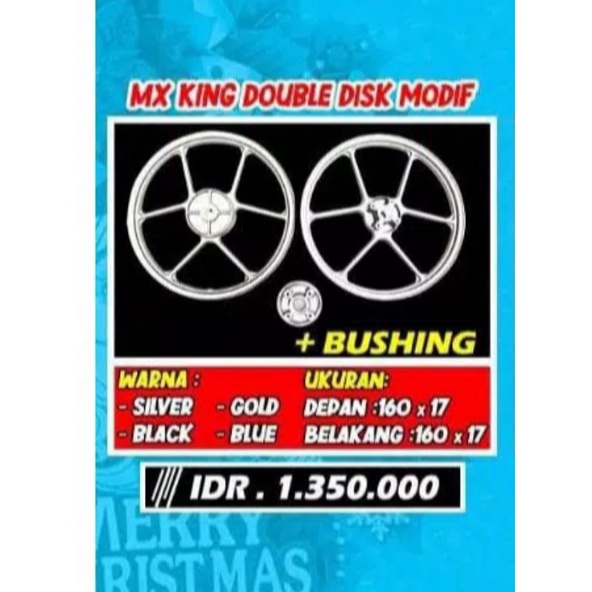 Jual VELG RACING BRT MX KING (DOUBLE DISK MODIF) | Shopee Indonesia