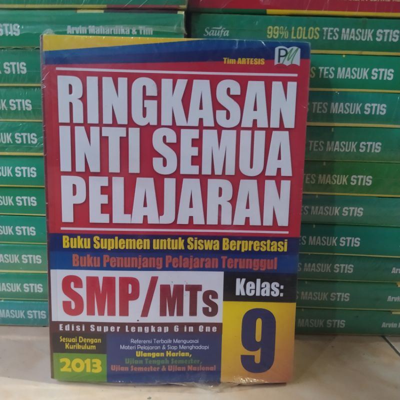 Jual Ringkasan Inti Semua Pelajaran SMP/MTS KELAS 9 BUKU PENUNJANG ...