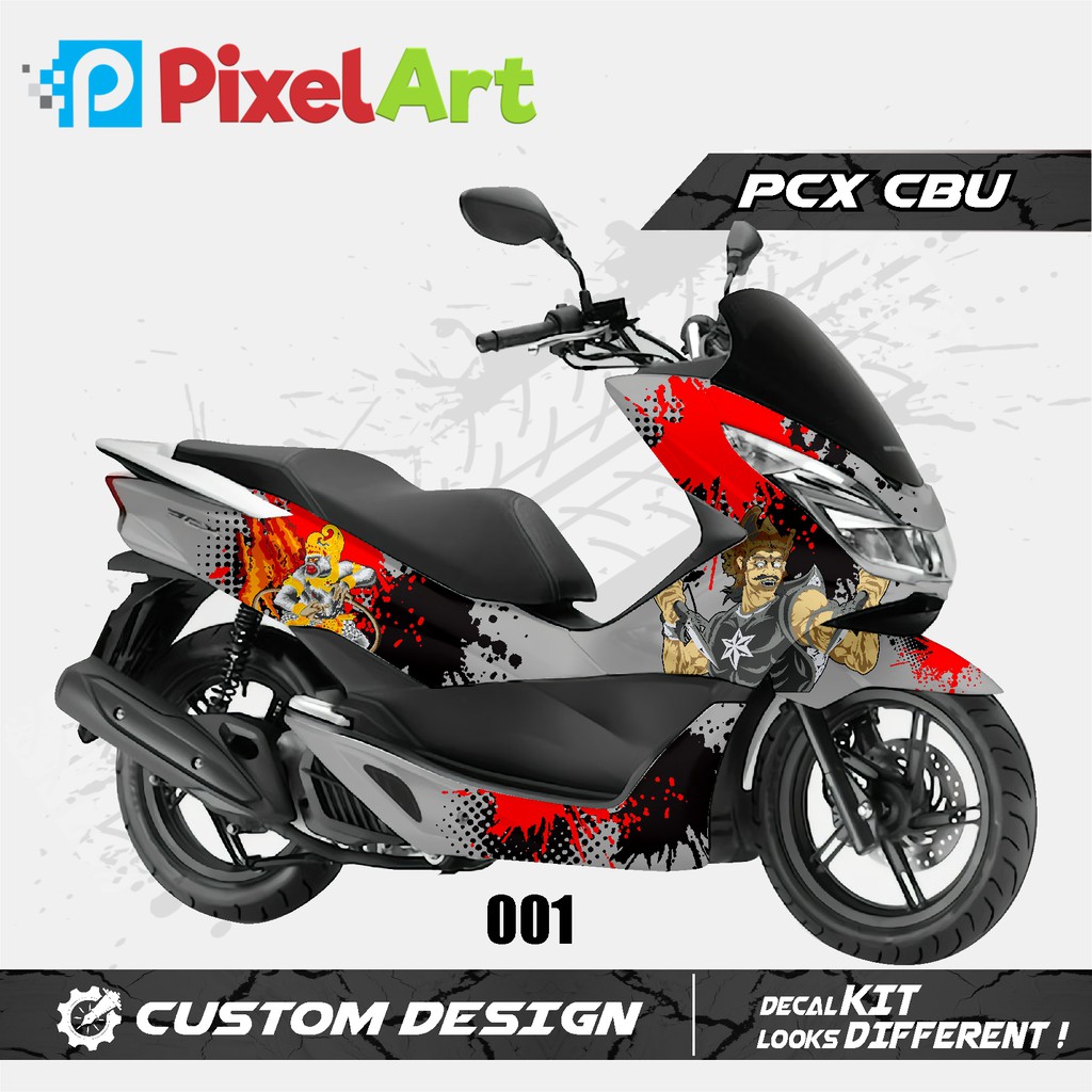 Jual STICKER DECAL MOTOR PCX CBU GATOT KACA FULL BODY PREMIUM QUALITY ...