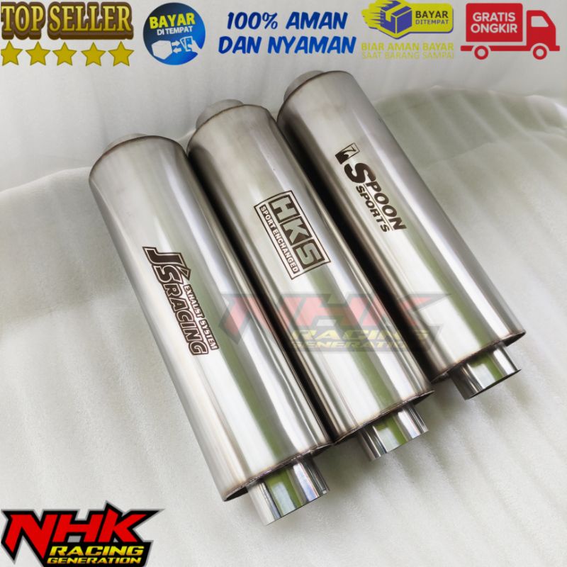 Jual RESONATOR MOBIL RACING RESONATOR MANUAL RESONATOR MATIC STAINLES ...