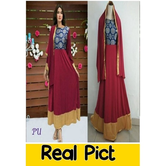 Jual BAJU GAMIS murah set pashmina/ BAJU MUSLIM Linda BAJU HIJABERS