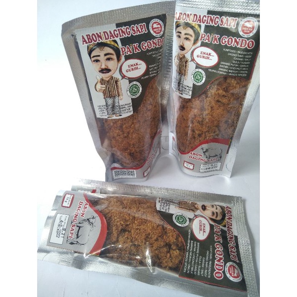Jual PAK GONDO ABON DAGING SAPI 70 GRAM | Shopee Indonesia