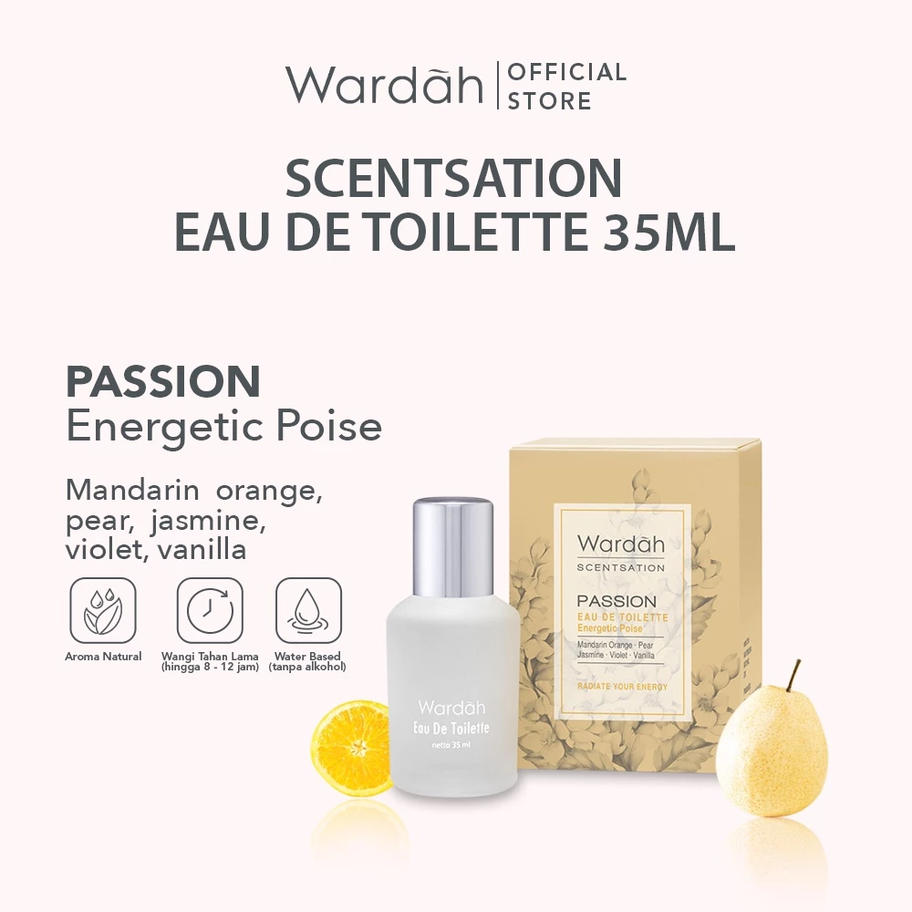Parfum Wanita Wardah Scentsation Eau De Toilette 35 ml dan Aroma Segar