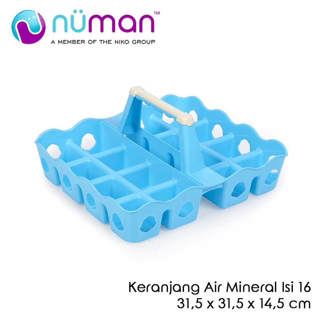 Jual Keranjang Air Mineral Numan Isi 16 Tempat Air Mineral Gelasan Keranjang Minuman Gelas 0290