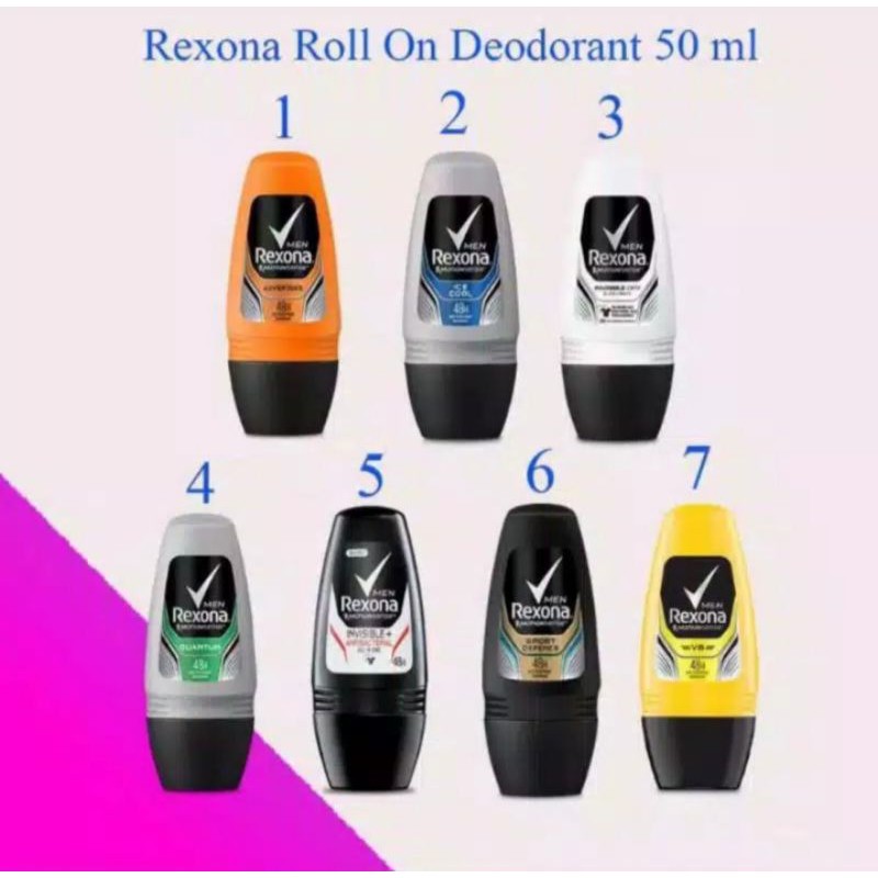 Jual REXONA ROLL ON DEODORANT MEN 45 ml all variant | Shopee Indonesia