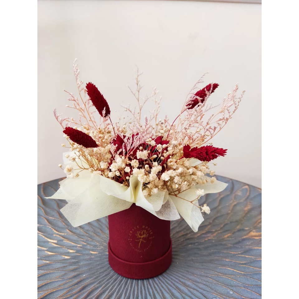 Jual Box Bunga Mawar + baby breath | Shopee Indonesia