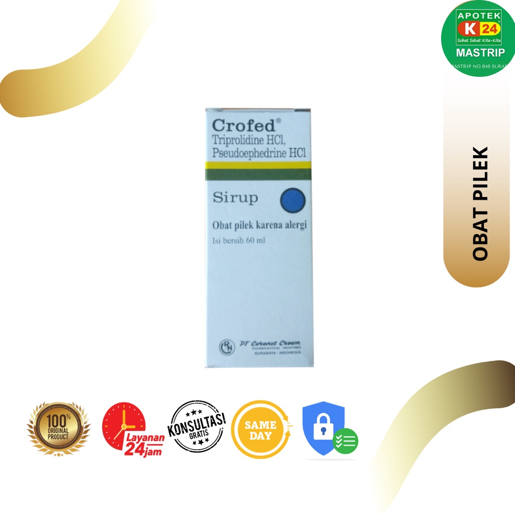 Jual Crofed Sirup / Pilek / 2 tahun - Dewasa / 60ml | Shopee Indonesia