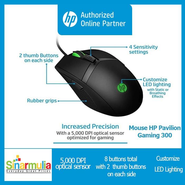 Jual HP Pavilion Gaming Mouse 300 Berkualitas Shopee Indonesia