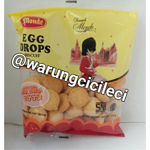 Jual Monde Egg Drops Biscuit G Shopee Indonesia