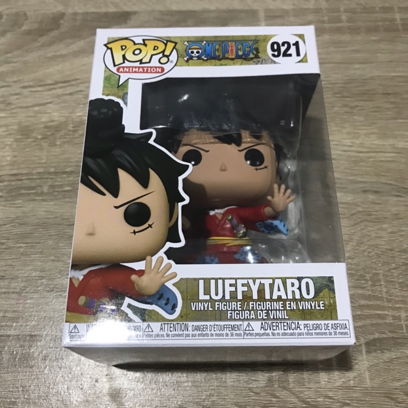 Figurine Pop Luffytaro (Luffy En Kimono) One Piece #921 - Inclut Protecteur De Boîte - Collection Animation, 9.5 Cm
