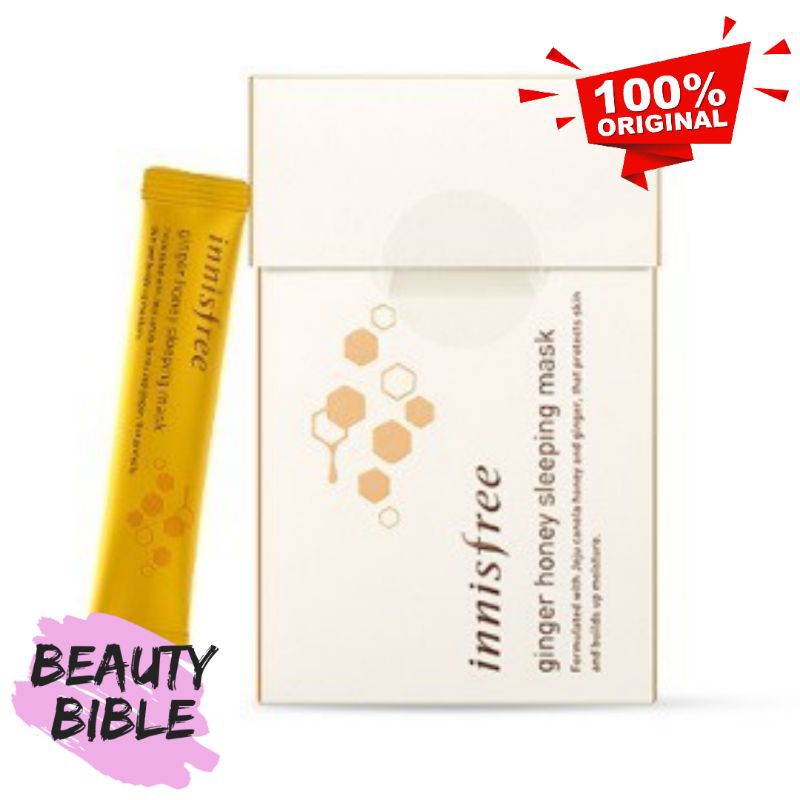 Jual Innisfree Ginger Honey Sleeping Mask (4ml x 15 pcs) | Shopee Indonesia