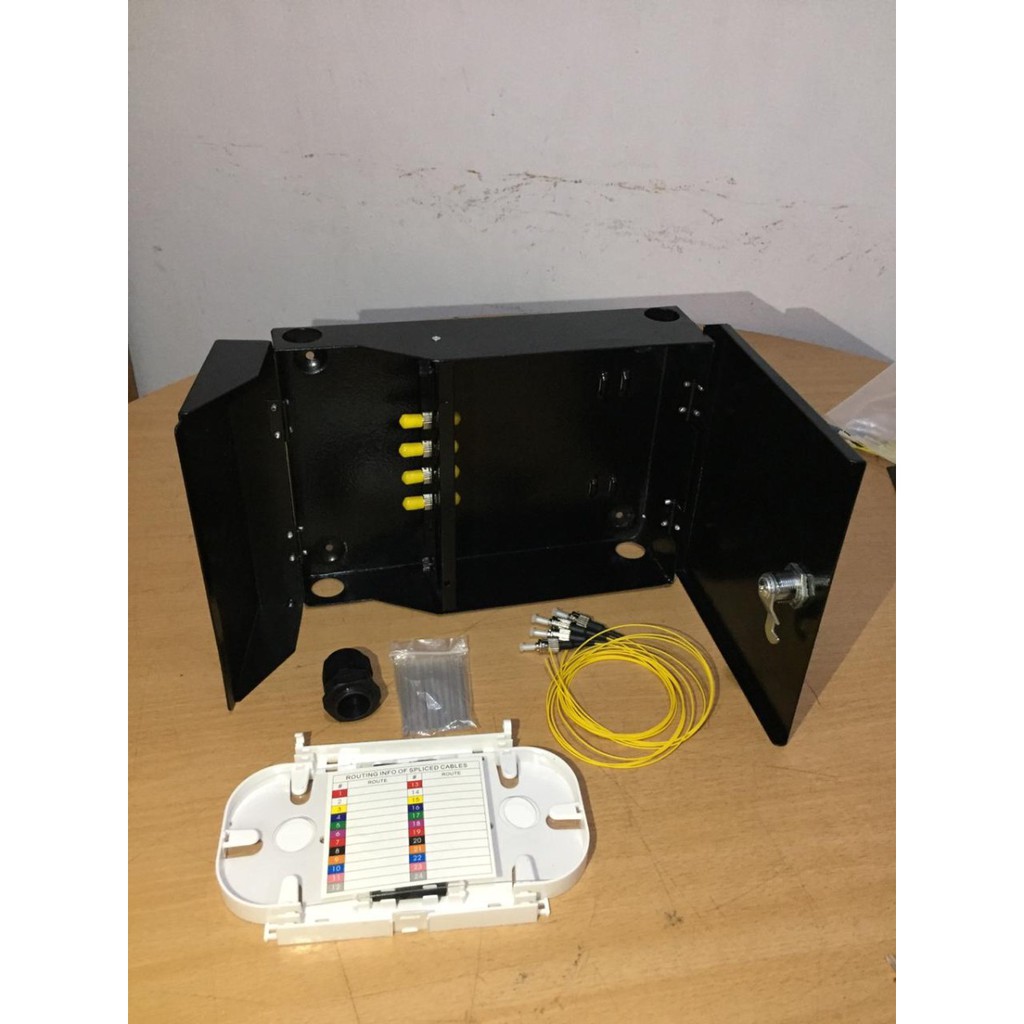Jual OTB Wallmount ST adapter 4 core singlemode + Pigtail | Shopee ...