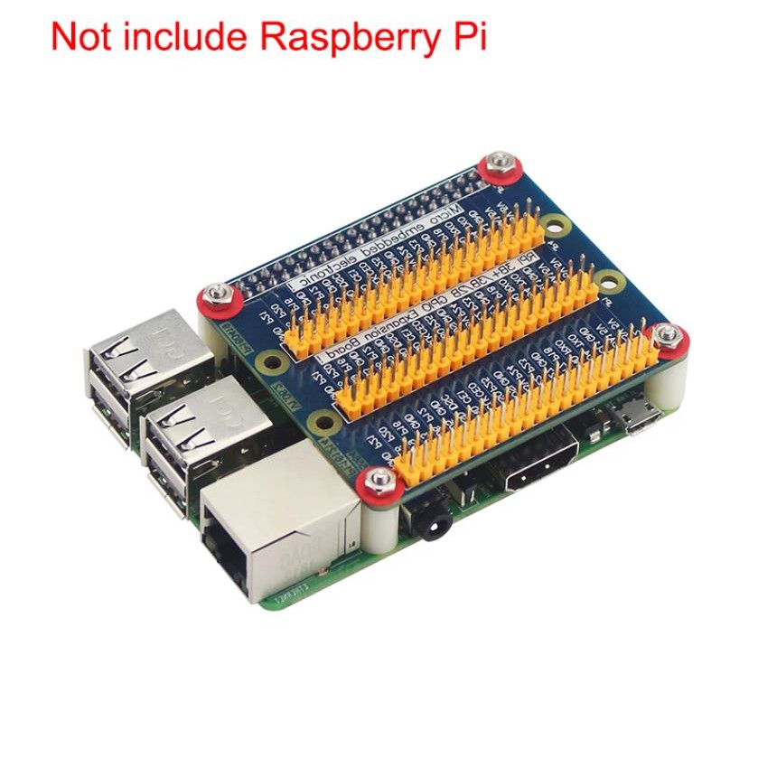 Jual Raspberry Pi Expansion Board GPIO Hat With Screws for 2 3 4 B B+ ...