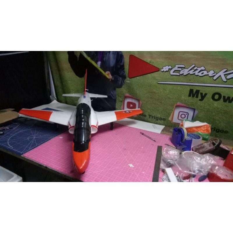 Jual kit rc pesawat jet goshawk t45 (baca deskripsi) | Shopee Indonesia