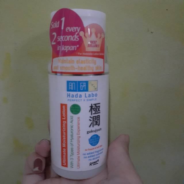 Jual Hada labo gokujyun lotion dry skin strip orange oren orange