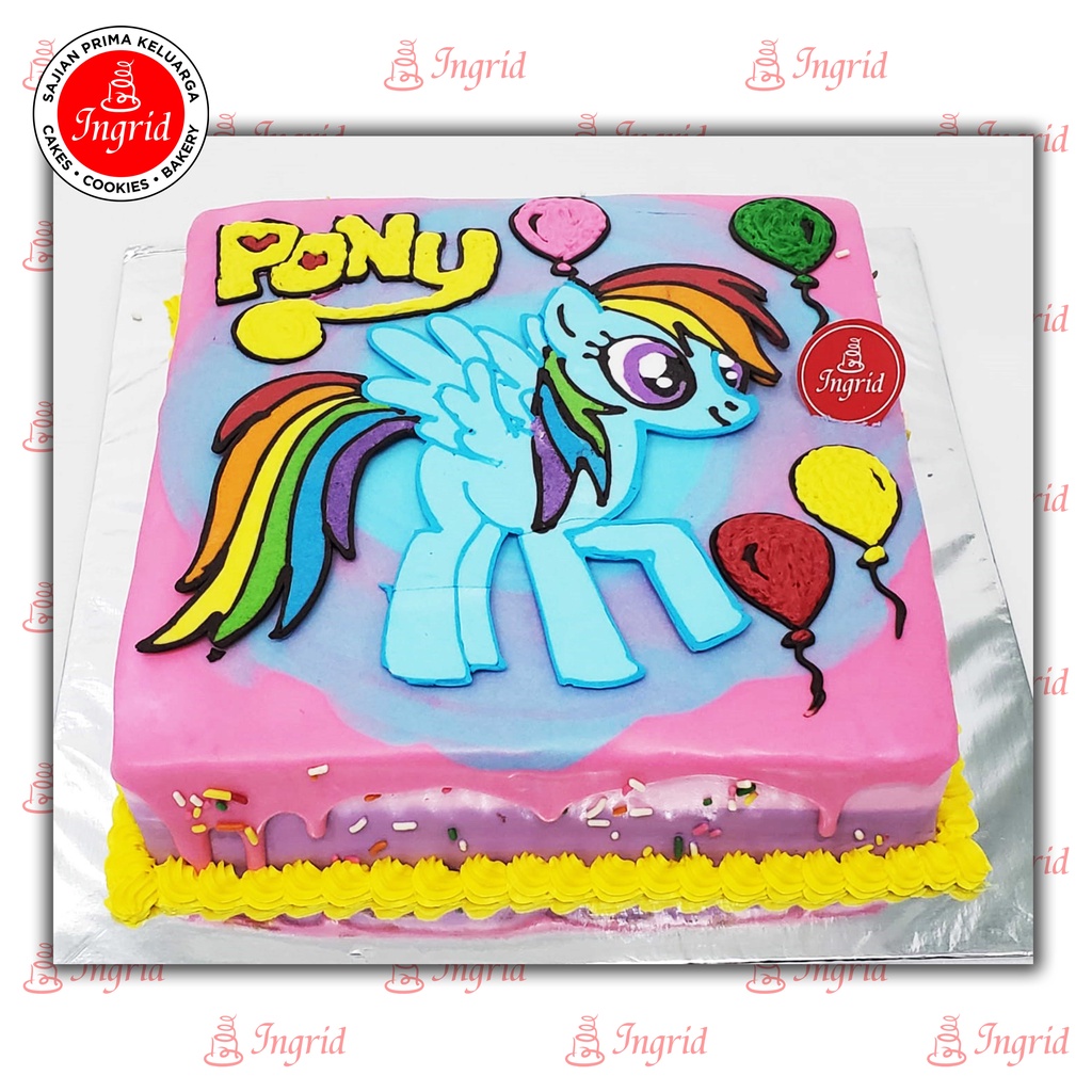 Jual Kue Ulang Tahun Kuda Pony / Kue Ultah Anak / Birthday Cake / Kue