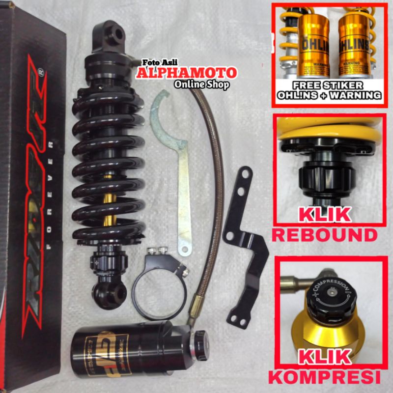 Jual Monoshock Ninja Rr Tabung Pisah Mono Shock Ride It Klik Rebound Shopee Indonesia