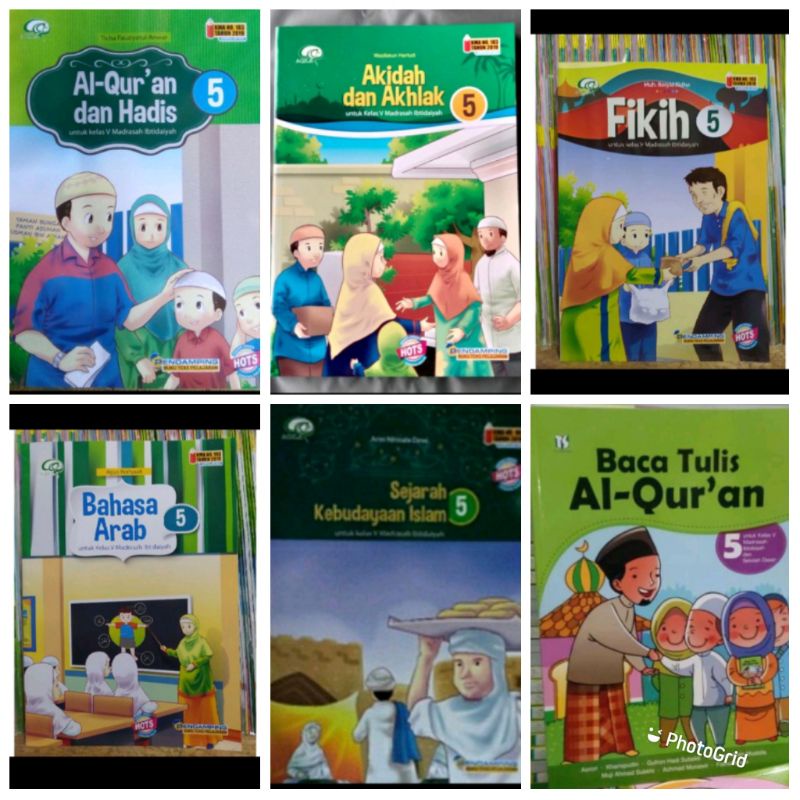 Jual Bahasa Arab Fikih SKI Al Qur'an Dan Hadis Akidah Akhlak BTQ Kelas ...