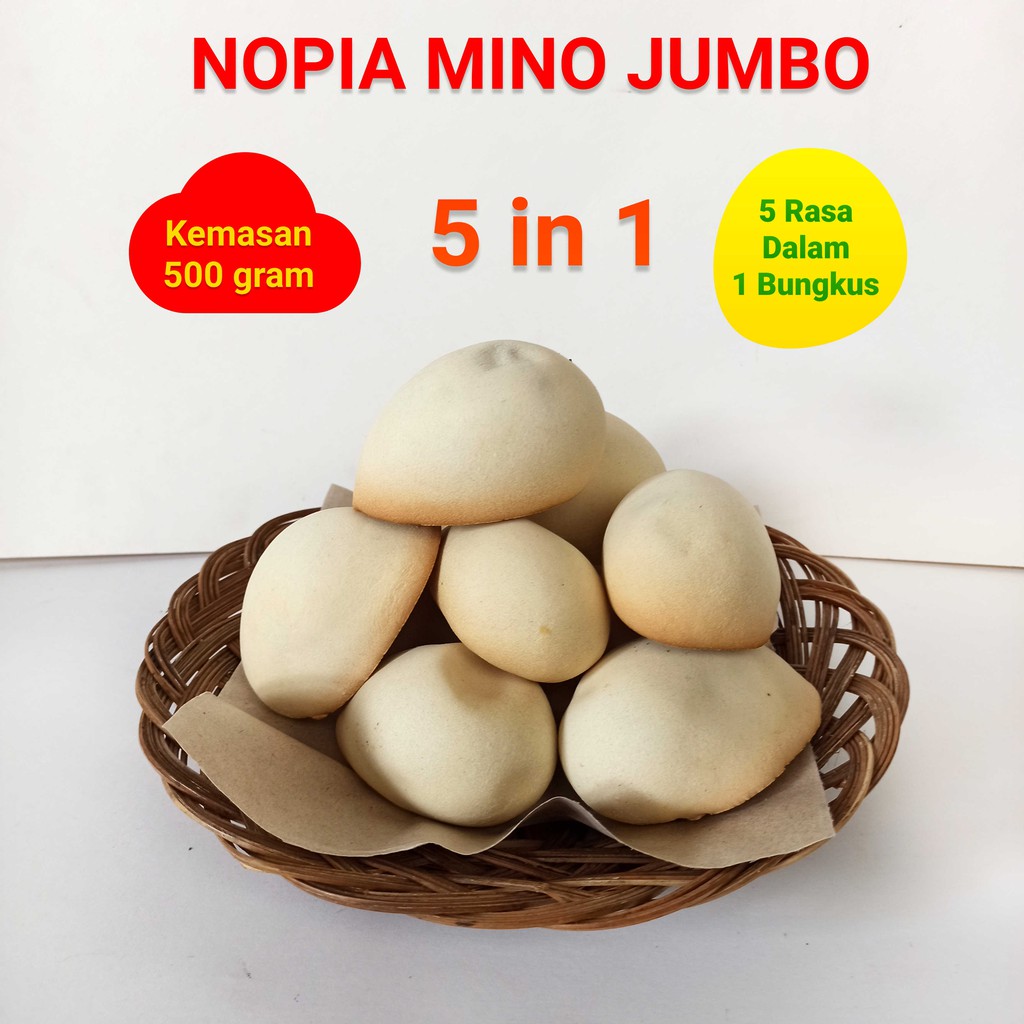 Jual 500 Gram Nopia Super Kue Mino Jumbo Khas Banyumas Isi 10 Pcs