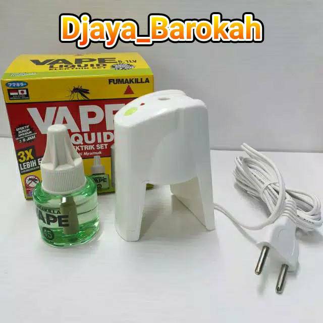 Jual Fumakila Vape Elektrik Set Fumakilla Elektrik Cld Refil 45 Malam Set Obat Nyamuk Vape 6880