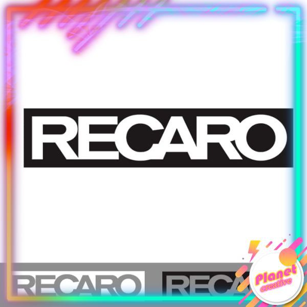 Jual Sticker Mobil Recaro Blok 60 Logo Racing Jok Cutting Stiker Decal ...