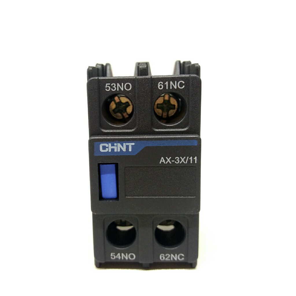 Jual Auxiliary Block Contact 1NO 1NC AC Contactor Kontaktor AX-3X/11 ...