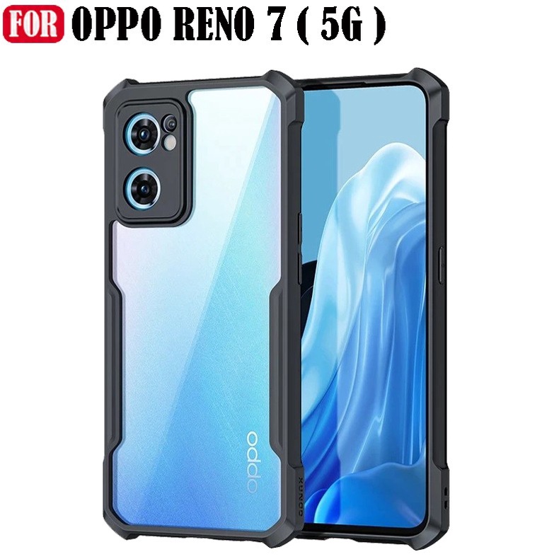 Jual Casing Oppo Reno 7 5G Hardcase Shockproof Transparant Protect ...