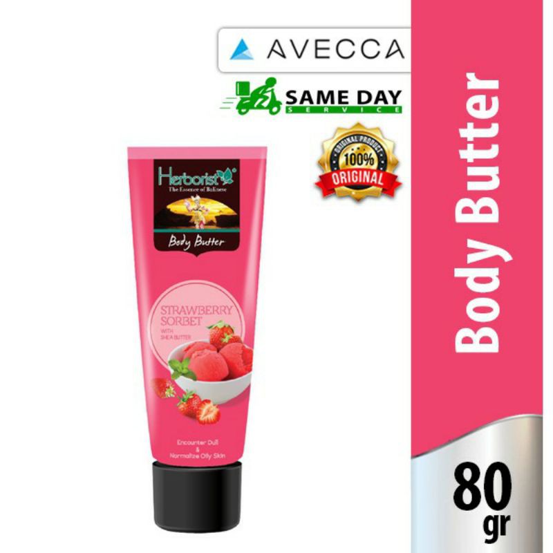 Herborist body 2025 butter strawberry sorbet