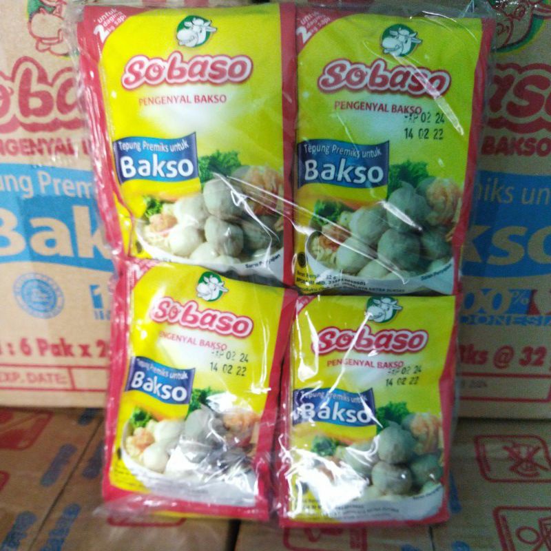 Jual Sobaso Tepung Perenyah Pengenyal And Penstabil Bakso 20gr 1 Pack